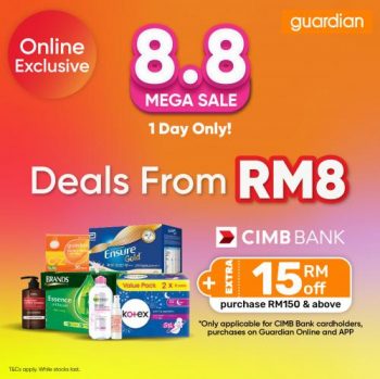 Guardian-Online-8.8-Sale-350x349 - Beauty & Health Cosmetics Health Supplements Johor Kedah Kelantan Kuala Lumpur Malaysia Sales Melaka Negeri Sembilan Online Store Pahang Penang Perak Perlis Personal Care Putrajaya Sabah Sarawak Selangor Terengganu 