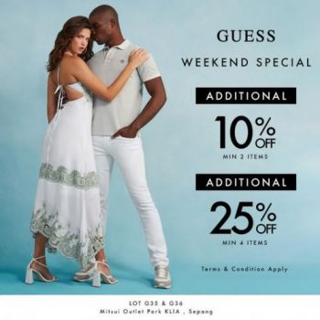 Guess-Weekend-Sale-at-Mitsui-Outlet-Park-350x350 - Apparels Bags Fashion Accessories Fashion Lifestyle & Department Store Handbags Malaysia Sales Sales Happening Now In Malaysia Selangor This Week Sales In Malaysia 