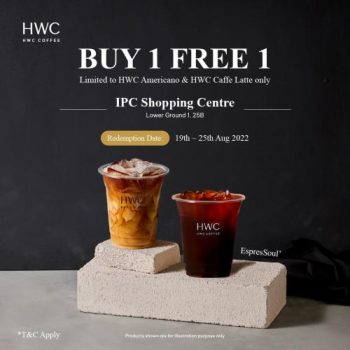 HWC-Coffee-Buy-1-Free-1-Opening-Promotion-at-IPC-Shopping-Centre-350x350 - Beverages Food , Restaurant & Pub Promotions & Freebies Selangor 
