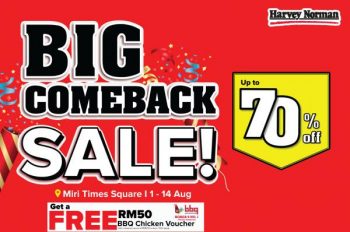 Harvey-Norman-Comeback-Sale-at-Miri-Times-Square-Big-350x232 - Beddings Computer Accessories Electronics & Computers Furniture Home & Garden & Tools Home Appliances Home Decor IT Gadgets Accessories Malaysia Sales Sarawak 