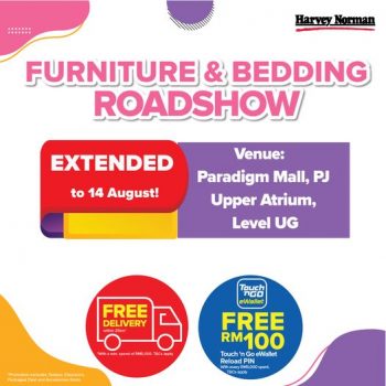 Harvey-Norman-Furniture-Bedding-Roadshow-at-Paradigm-Mall-350x350 - Beddings Furniture Home & Garden & Tools Home Decor Promotions & Freebies Selangor 