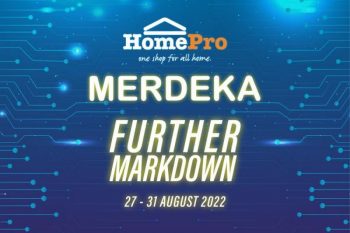 HomePro-Merdeka-Further-Markdown-Sale-350x233 - Beddings Electronics & Computers Furniture Home & Garden & Tools Home Appliances Home Decor Johor Kedah Kelantan Kitchen Appliances Kuala Lumpur Malaysia Sales Melaka Negeri Sembilan Pahang Penang Perak Perlis Putrajaya Sabah Sarawak Selangor Terengganu 