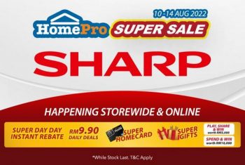 HomePro-Sharp-Super-Sale-350x235 - Beddings Electronics & Computers Furniture Home & Garden & Tools Home Appliances Home Decor Johor Kedah Kelantan Kitchen Appliances Kuala Lumpur Malaysia Sales Melaka Negeri Sembilan Pahang Penang Perak Perlis Putrajaya Sabah Sarawak Selangor Terengganu 