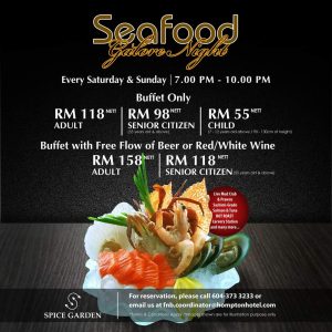 Hompton-Hotel-Seafood-Galore-Night-3 - Beverages Food , Restaurant & Pub Penang Promotions & Freebies 