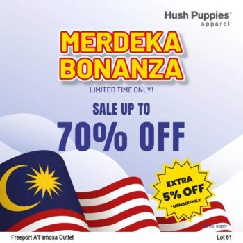 Hush-Puppies-Apparel-Merdeka-Sale-at-Freeport-AFamosa-350x350 - Apparels Fashion Accessories Fashion Lifestyle & Department Store Malaysia Sales Melaka 