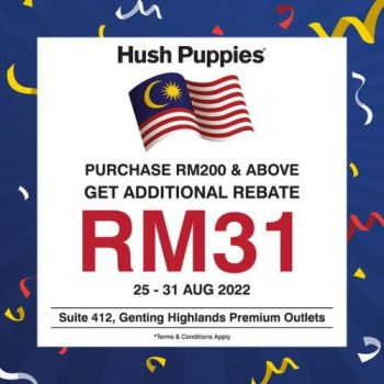 Hush-Puppies-Merdeka-Sale-at-Genting-Highlands-Premium-Outlets-350x350 - Apparels Fashion Accessories Fashion Lifestyle & Department Store Malaysia Sales Pahang 