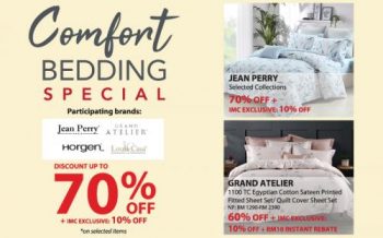 Isetan-Comfort-Bedding-Fair-Promotion-350x218 - Beddings Home & Garden & Tools Kuala Lumpur Mattress Promotions & Freebies Selangor 