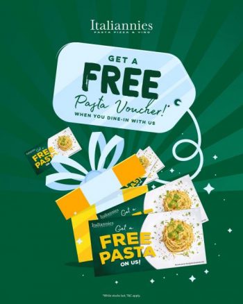 Italiannies-Free-Pasta-Voucher-Promotion-350x438 - Beverages Food , Restaurant & Pub Kuala Lumpur Promotions & Freebies Selangor 