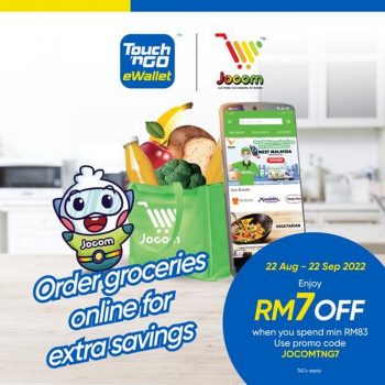 Jocom-RM7-OFF-Promotion-with-Touch-n-Go-350x350 - eWallet & Digital Currency Johor Kedah Kelantan Kuala Lumpur Melaka Negeri Sembilan Online Store Others Pahang Penang Perak Perlis Promotions & Freebies Putrajaya Sabah Sarawak Selangor Terengganu 