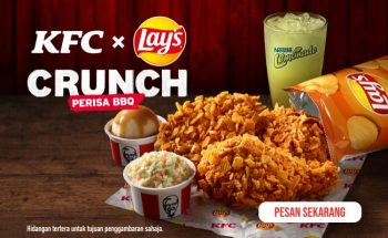 KFC-Lays-Crunch-Chicken-Deal-350x215 - Beverages Fast Food Food , Restaurant & Pub Johor Kedah Kelantan Kuala Lumpur Melaka Negeri Sembilan Pahang Penang Perak Perlis Promotions & Freebies Putrajaya Sabah Sarawak Selangor Terengganu 