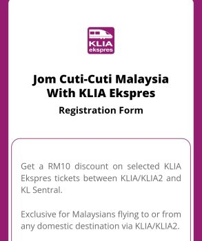 KLIA-Ekspres-tickets-Extra-RM10-Off-Promotion - Johor Kedah Kelantan Kuala Lumpur Melaka Negeri Sembilan Pahang Penang Perak Perlis Promotions & Freebies Putrajaya Sabah Sarawak Selangor Sports,Leisure & Travel Terengganu Transportation 