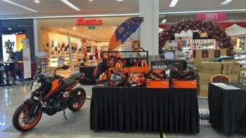 KTM-Roadshow-at-Boulevard-Kuching-350x197 - Automotive Motorbikes Promotions & Freebies Sarawak 