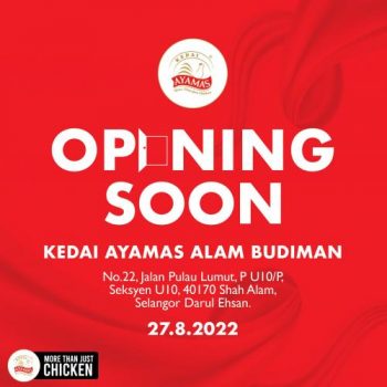 Kedai-Ayamas-Opening-Promotion-at-Alam-Budiman-350x350 - Beverages Food , Restaurant & Pub Promotions & Freebies Selangor 