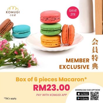 Komugi-Macaron-Promotion-350x350 - Beverages Food , Restaurant & Pub Johor Kedah Kelantan Kuala Lumpur Melaka Negeri Sembilan Online Store Pahang Penang Perak Perlis Promotions & Freebies Putrajaya Sabah Sarawak Selangor Terengganu 