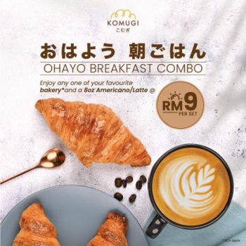 Komugi-Wisma-Conlay-Breakfast-Combo-Promotion-350x350 - Beverages Food , Restaurant & Pub Promotions & Freebies Selangor 