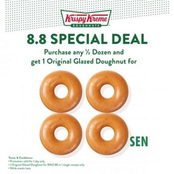 Krispy-Kreme-8.8-Promotion-at-Avenue-K-350x350 - Beverages Food , Restaurant & Pub Kuala Lumpur Promotions & Freebies Selangor 