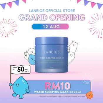 LANEIGE-Online-Store-Grand-Opening-Promotion-350x350 - Beauty & Health Johor Kedah Kelantan Kuala Lumpur Melaka Negeri Sembilan Online Store Pahang Penang Perak Perlis Personal Care Promotions & Freebies Putrajaya Sabah Sarawak Selangor Skincare Terengganu 