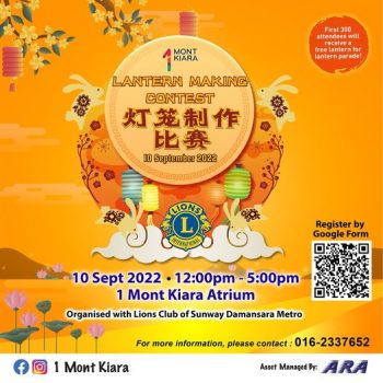 Lantern-Making-Contest-at-1-Mont-Kiara-350x350 - Events & Fairs Kuala Lumpur Others Selangor 