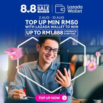 Lazada-Wallet-8.8-Promotion-350x350 - Johor Kedah Kelantan Kuala Lumpur Melaka Negeri Sembilan Online Store Others Pahang Penang Perak Perlis Promotions & Freebies Putrajaya Sabah Sarawak Selangor Terengganu 