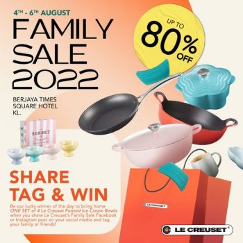 Le-Creuset-Family-Sale-350x350 - Home & Garden & Tools Kitchenware Kuala Lumpur Sales Happening Now In Malaysia Selangor Warehouse Sale & Clearance in Malaysia 