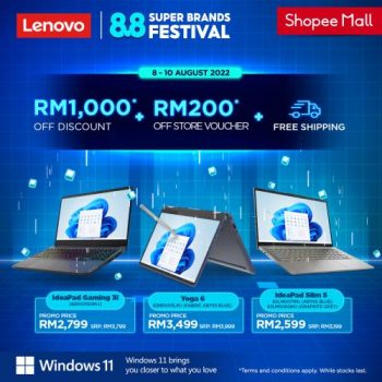 Lenovo-8.8-Sale-at-Shopee-Lazada-350x350 - Computer Accessories Electronics & Computers IT Gadgets Accessories Johor Kedah Kelantan Kuala Lumpur Laptop Malaysia Sales Melaka Negeri Sembilan Pahang Penang Perak Perlis Putrajaya Sabah Sarawak Selangor Terengganu 