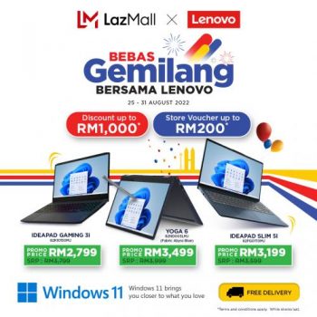 Lenovo-Shopee-Lazada-Merdeka-Sale-350x350 - Electronics & Computers IT Gadgets Accessories Johor Kedah Kelantan Kuala Lumpur Laptop Malaysia Sales Melaka Negeri Sembilan Online Store Pahang Penang Perak Perlis Putrajaya Sabah Sarawak Selangor Terengganu 