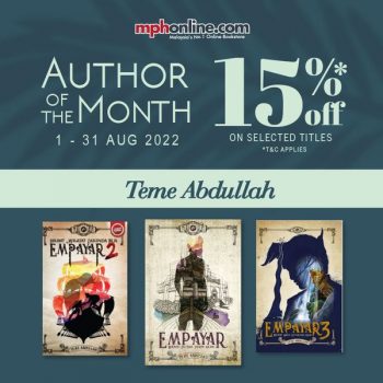 MPH-CLICK-Author-of-the-Monthe-Promo-2-350x350 - Books & Magazines Johor Kedah Kelantan Kuala Lumpur Melaka Negeri Sembilan Online Store Pahang Penang Perak Perlis Promotions & Freebies Putrajaya Sabah Sarawak Selangor Stationery Terengganu 