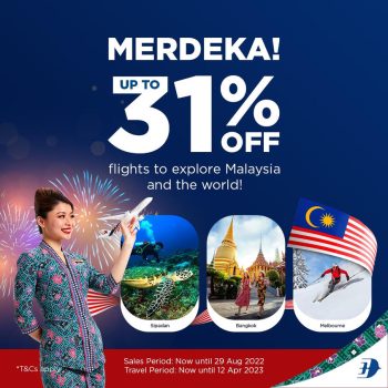 Malaysia-Airlines-Merdeka-Promo - Air Fare Johor Kedah Kelantan Kuala Lumpur Melaka Negeri Sembilan Online Store Pahang Penang Perak Perlis Promotions & Freebies Putrajaya Sabah Sarawak Selangor Sports,Leisure & Travel Terengganu 