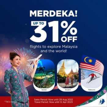 Malaysia-Airlines-Merdeka-Promotion-350x350 - Air Fare Johor Kedah Kelantan Kuala Lumpur Melaka Negeri Sembilan Pahang Penang Perak Perlis Promotions & Freebies Putrajaya Sabah Sarawak Selangor Sports,Leisure & Travel Terengganu Travel Packages 