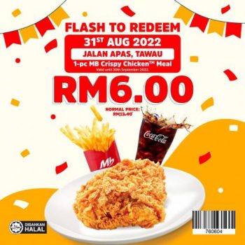 Marrybrown-Opening-Promotion-at-Tawau-Sabah-1-350x350 - Beverages Food , Restaurant & Pub Promotions & Freebies Sabah 