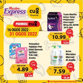 Maslee-CU-OK-Promotion-2-1-350x350 - Johor Promotions & Freebies Supermarket & Hypermarket 