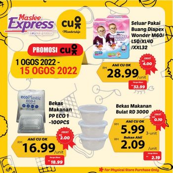 Maslee-CU-OK-Promotion-3-350x350 - Johor Promotions & Freebies Supermarket & Hypermarket 