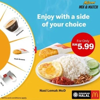 McDonalds-Breakfast-Mix-Match-Promotion - Beverages Fast Food Food , Restaurant & Pub Johor Kedah Kelantan Kuala Lumpur Melaka Negeri Sembilan Pahang Penang Perak Perlis Promotions & Freebies Putrajaya Sabah Sarawak Selangor Terengganu 