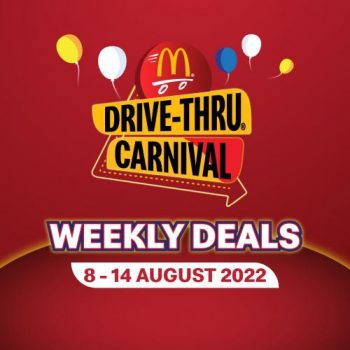 McDonalds-Drive-Thru-Carnival-Weekly-Deals-Promotion-350x350 - Beverages Fast Food Food , Restaurant & Pub Johor Kedah Kelantan Kuala Lumpur Melaka Negeri Sembilan Pahang Penang Perak Perlis Promotions & Freebies Putrajaya Sabah Sarawak Selangor Terengganu 