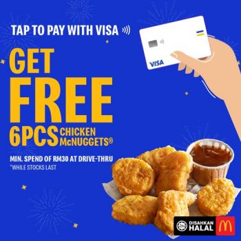 McDonalds-Free-6pcs-Chicken-McNuggets-Deal-350x350 - Beverages Fast Food Food , Restaurant & Pub Johor Kedah Kelantan Kuala Lumpur Melaka Negeri Sembilan Pahang Penang Perak Perlis Promotions & Freebies Putrajaya Sabah Sarawak Selangor Terengganu 