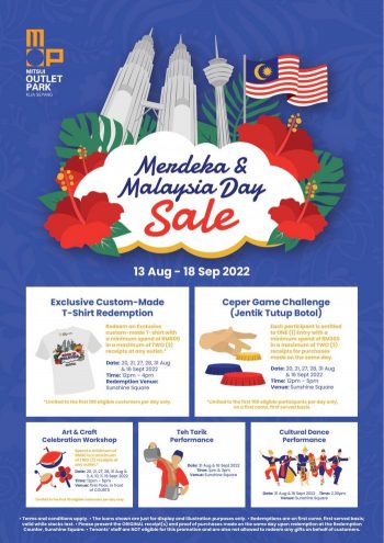 Merdeka-Malaysia-Day-Sale-at-Mitsui-Outlet-Park-350x495 - Others Promotions & Freebies Selangor 