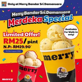 Merry-Ice-Cream-Merdeka-Promotion-at-Bandar-Sri-Damansara-350x350 - Beverages Food , Restaurant & Pub Ice Cream Kuala Lumpur Promotions & Freebies Selangor 
