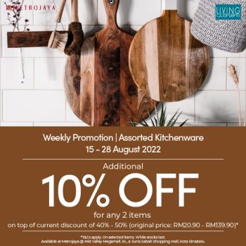 Metrojaya-Living-Quarters-Promo-1-350x350 - Home & Garden & Tools Kitchenware Kuala Lumpur Promotions & Freebies Sabah Selangor 