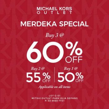 Michael-Kors-Merdeka-Sale-at-Mitsui-Outlet-Park-350x350 - Bags Fashion Accessories Fashion Lifestyle & Department Store Handbags Malaysia Sales Selangor 