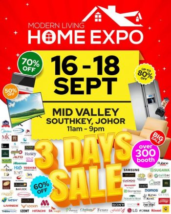 Modern-Living-Home-Expo-at-The-Mall-Mid-Valley-Southkey-350x438 - Electronics & Computers Events & Fairs Furniture Home & Garden & Tools Home Appliances Home Decor Johor Kitchen Appliances 