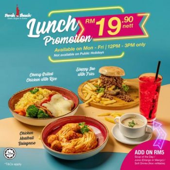 NY-Steak-Shack-Lunch-Promotion-350x350 - Beverages Food , Restaurant & Pub Johor Kedah Kelantan Kuala Lumpur Melaka Negeri Sembilan Pahang Penang Perak Perlis Promotions & Freebies Putrajaya Sabah Sarawak Selangor Terengganu 