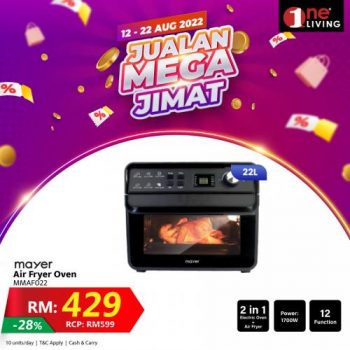 One-Living-Jualan-Mega-Jimat-Promotion-1-350x350 - Electronics & Computers Home Appliances Johor Kedah Kelantan Kitchen Appliances Kuala Lumpur Melaka Negeri Sembilan Online Store Pahang Penang Perak Perlis Promotions & Freebies Putrajaya Sabah Sarawak Selangor Terengganu 