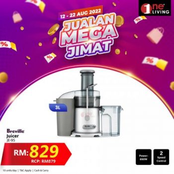 One-Living-Jualan-Mega-Jimat-Promotion-21-350x350 - Electronics & Computers Home Appliances Johor Kedah Kelantan Kitchen Appliances Kuala Lumpur Melaka Negeri Sembilan Online Store Pahang Penang Perak Perlis Promotions & Freebies Putrajaya Sabah Sarawak Selangor Terengganu 