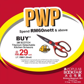POPULAR-Book-Fair-Sale-at-Bintang-Megamall-Miri-4-350x350 - Books & Magazines Malaysia Sales Sarawak Stationery 