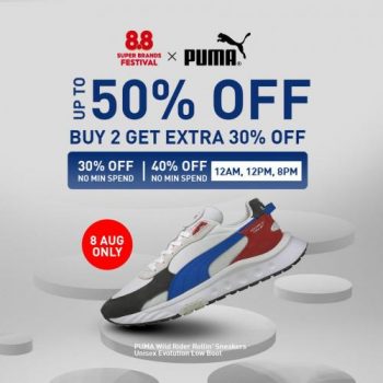 PUMA-Shopee-8.8-Sale-350x350 - Apparels Fashion Accessories Fashion Lifestyle & Department Store Footwear Johor Kedah Kelantan Kuala Lumpur Malaysia Sales Melaka Negeri Sembilan Online Store Pahang Penang Perak Perlis Putrajaya Sabah Sarawak Selangor Terengganu 