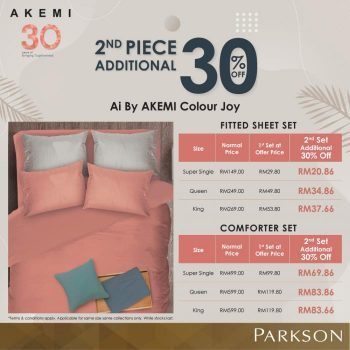 Parkson-AKEMI-Promotion-2-350x350 - Beddings Furniture Home & Garden & Tools Home Decor Johor Kedah Kelantan Kuala Lumpur Melaka Negeri Sembilan Pahang Penang Perak Perlis Promotions & Freebies Putrajaya Selangor Terengganu 