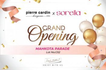 Pierre-Cardin-Lingerie-Grand-Opening-Promotion-at-Mahkota-Parade-350x233 - Fashion Accessories Fashion Lifestyle & Department Store Lingerie Melaka Promotions & Freebies Underwear 