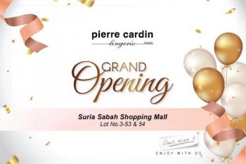 Pierre-Cardin-Lingerie-Opening-Promotion-at-Suria-Sabah-350x233 - Fashion Accessories Fashion Lifestyle & Department Store Lingerie Promotions & Freebies Sabah Underwear 