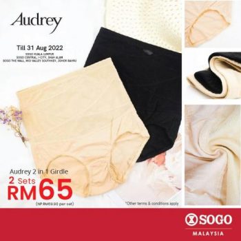 SOGO-Audrey-Promotion-350x350 - Fashion Accessories Fashion Lifestyle & Department Store Johor Kuala Lumpur Lingerie Promotions & Freebies Selangor Underwear 