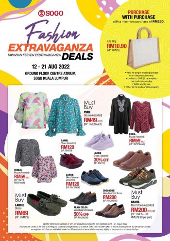 SOGO-Fashion-Extravaganza-Deals-Sale-350x495 - Apparels Fashion Accessories Fashion Lifestyle & Department Store Footwear Kuala Lumpur Malaysia Sales Selangor 